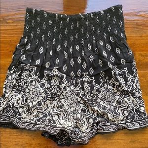 Boho High Waisted Festival Shorts